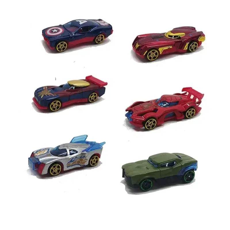  Marvel Avengers Racing Cars 6 Pack Gift For Kids -  ToylandEU™