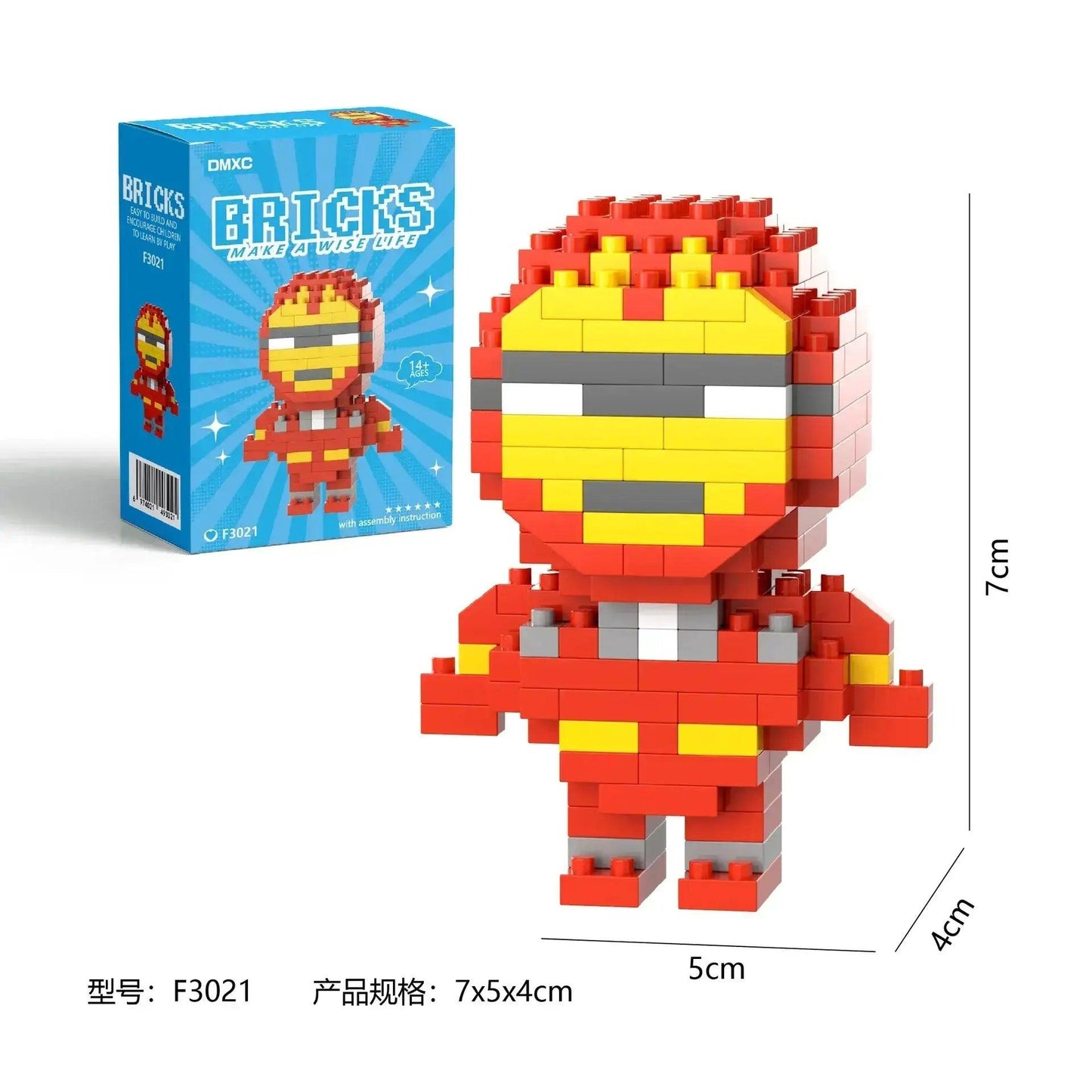  Marvel Building Blocks Set Spider Man Iron Man Gift -  ToylandEU™