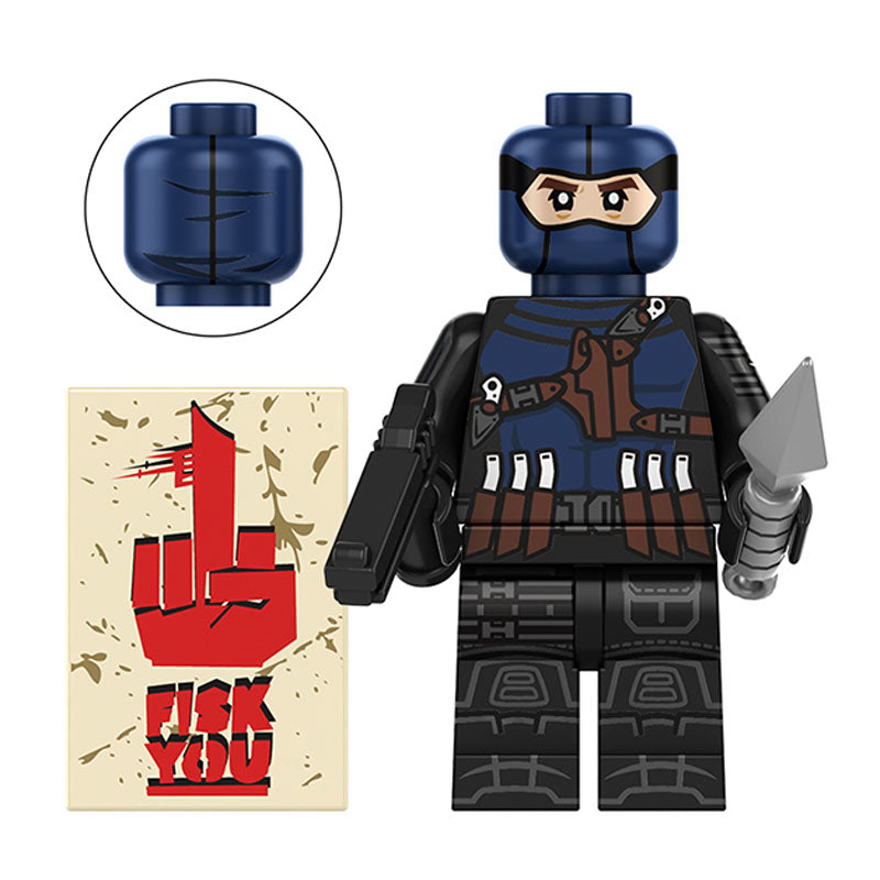 Marvel Bullseye Minifigure | Brick Compatible | Toylandeu™