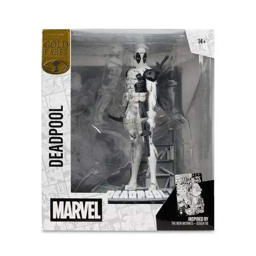 Marvel Deadpool The New Mutants #98 Line Art 1:10 Scale Posed Figure with Scene - Gold Label Exclusive - ToyShnip