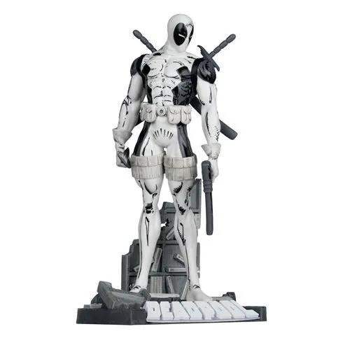 Marvel Deadpool The New Mutants #98 Line Art 1:10 Scale Posed Figure with Scene - Gold Label Exclusive - ToyShnip