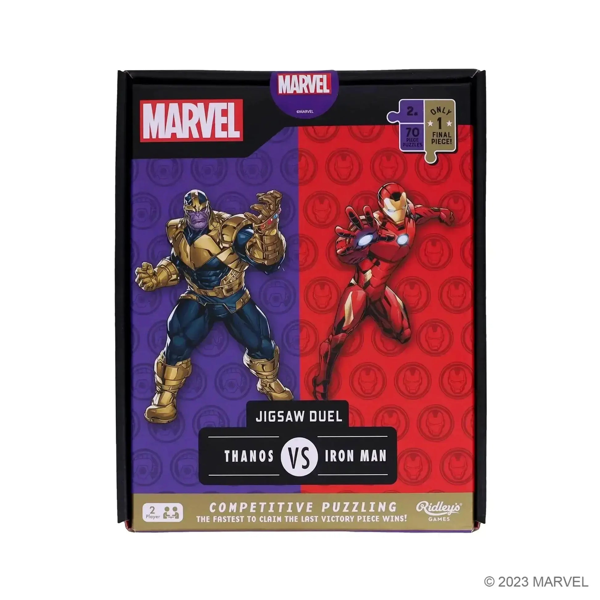 Marvel Iron Man Vs Thanos Duel Jigsaw Epic Puzzles Set - ToylandEU