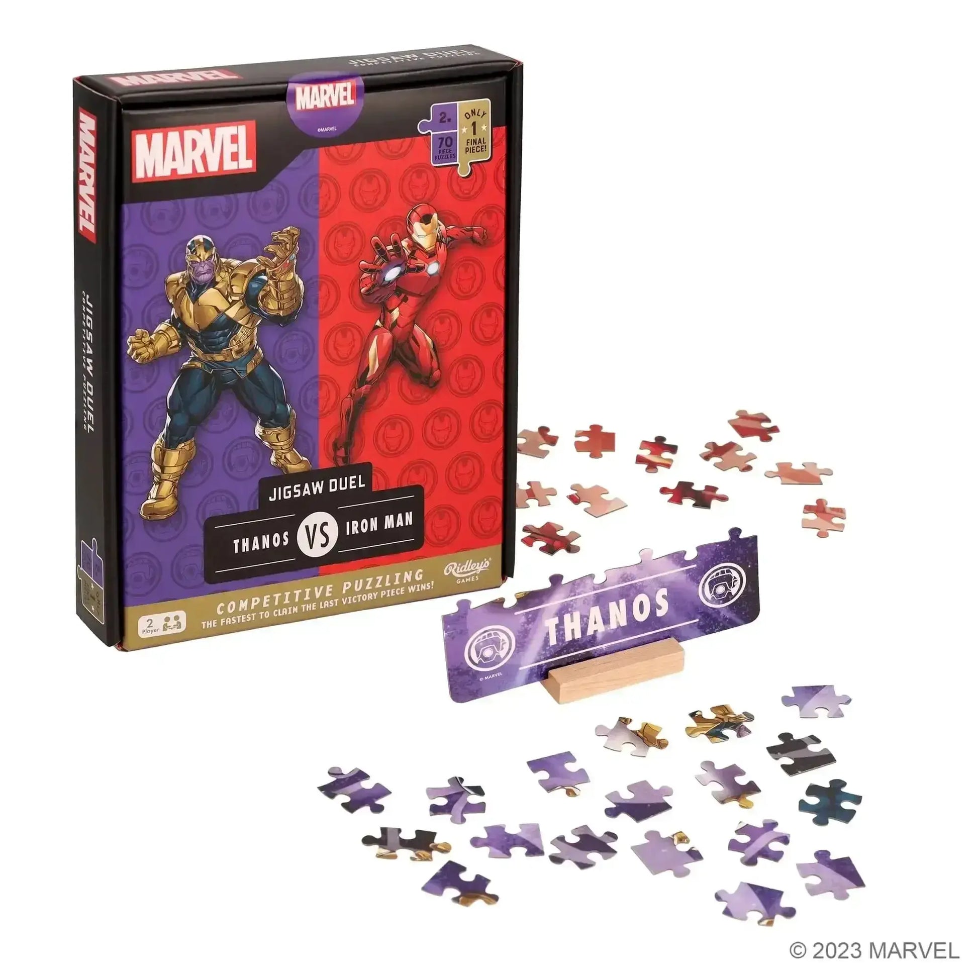 Marvel Iron Man Vs Thanos Duel Jigsaw Epic Puzzles Set - ToylandEU