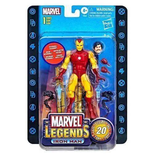 Iron Man Action Figure Marvel Legends 20th Anniversary Retro Packaging - ToylandEU