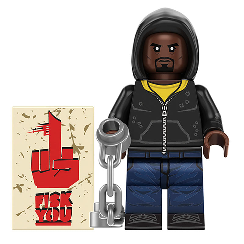 Marvel Luke Cage Minifigure | Brick Compatible | Toylandeu™