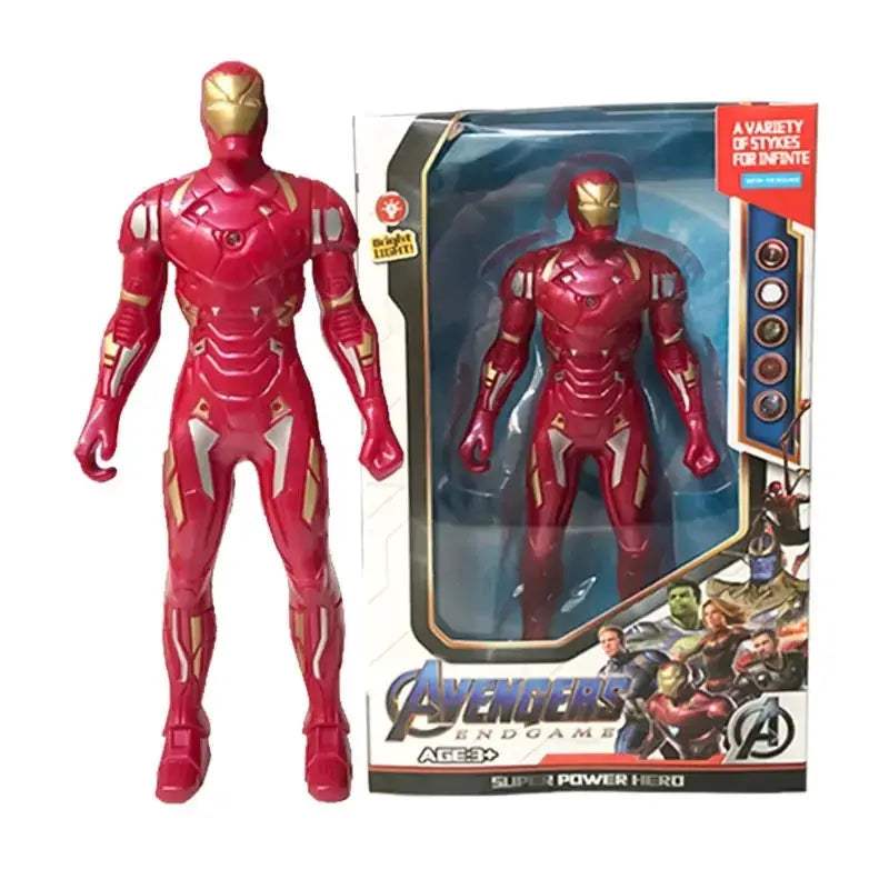  Marvel Luminous Action Figures Spider Man Iron Man Hulk Glow -  ToylandEU™