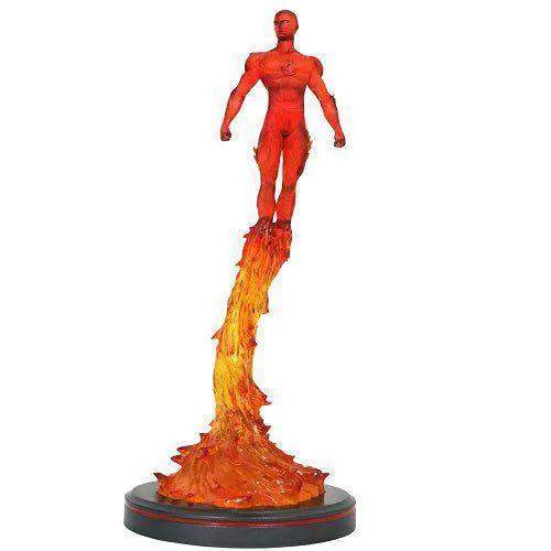 Marvel Premier Collection Human Torch Statue Fiery Hero Display - ToylandEU