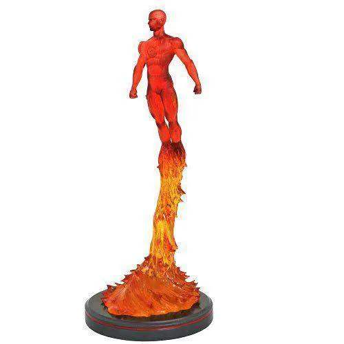 Marvel Premier Collection Human Torch Statue Fiery Hero Display - ToylandEU