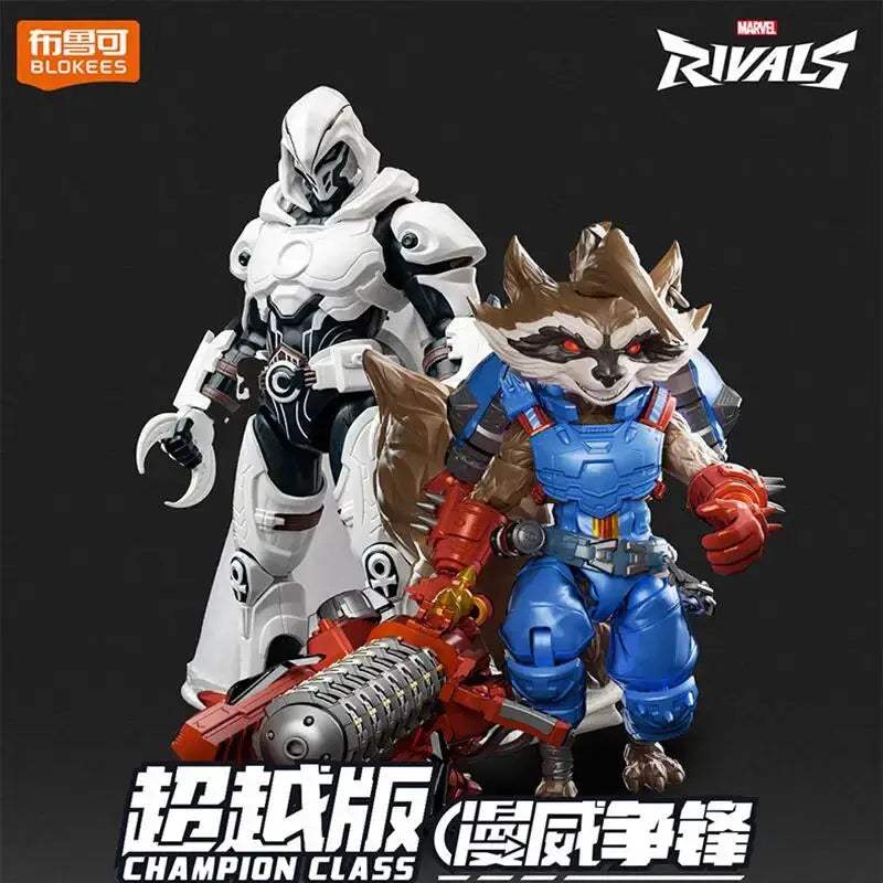 Original BLOKEES Marvel Moon Knight Spider Man Venom Marvel CHAMPION CLASS Version Action Figure Joint Assembled Model Toys - ToylandEU