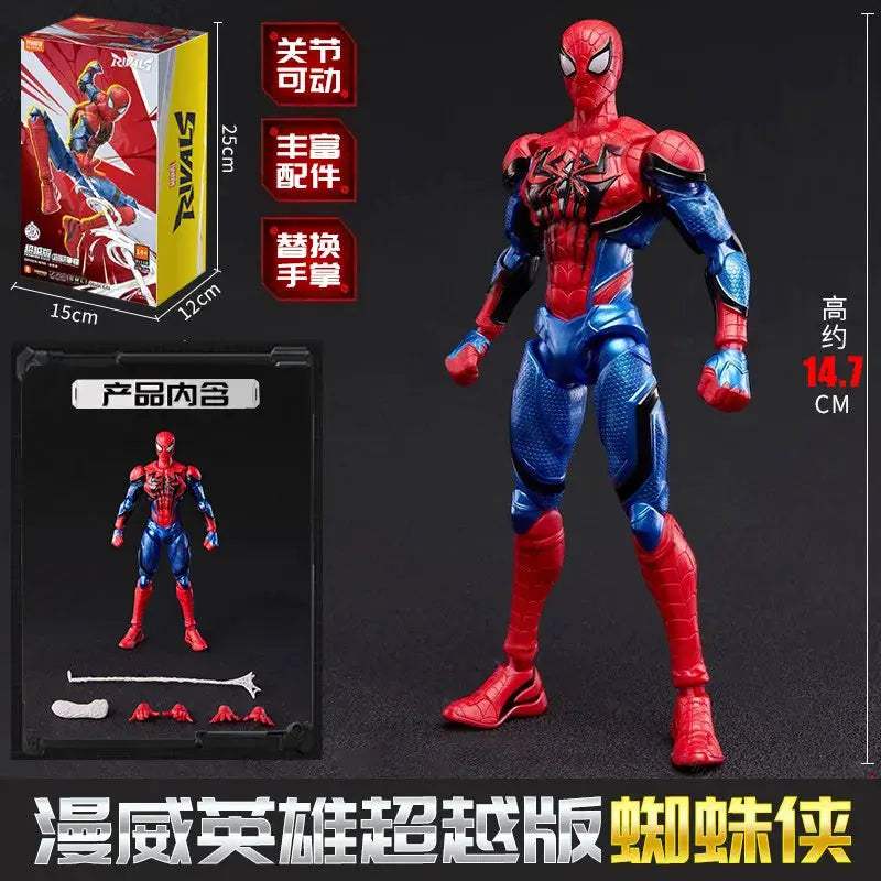 Original BLOKEES Marvel Moon Knight Spider Man Venom Marvel CHAMPION CLASS Version Action Figure Joint Assembled Model Toys - ToylandEU