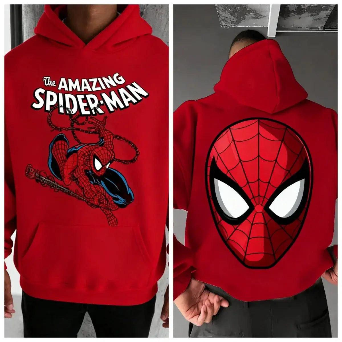  Marvel Spider Man Cotton Hoodie With Warm Pocket -  ToylandEU™