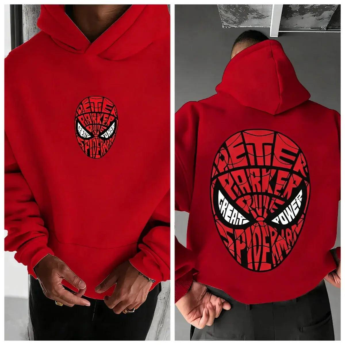  Marvel Spider Man Cotton Hoodie With Warm Pocket -  ToylandEU™