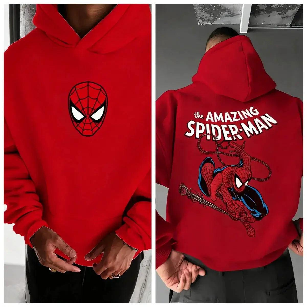  Marvel Spider Man Cotton Hoodie With Warm Pocket -  ToylandEU™