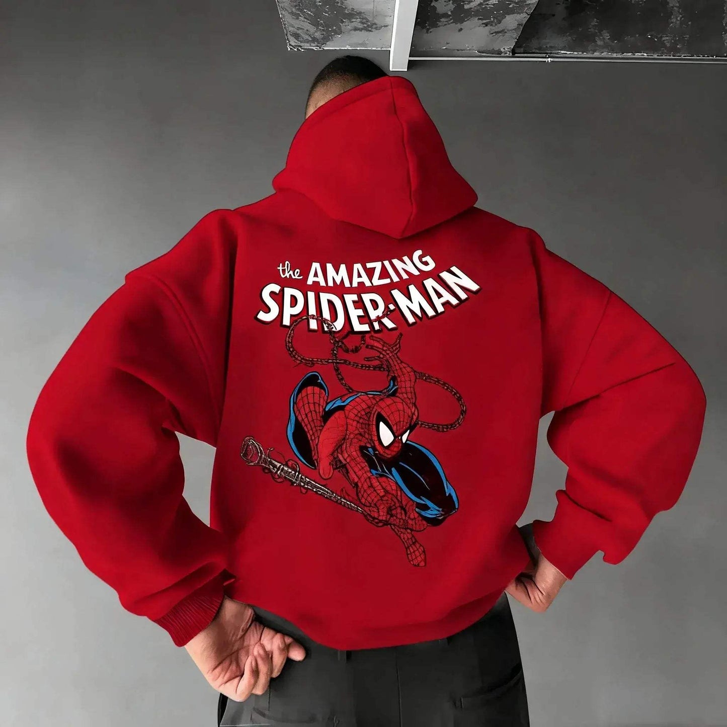 Marvel Spider Man Cotton Hoodie With Warm Pocket Design - ToylandEU