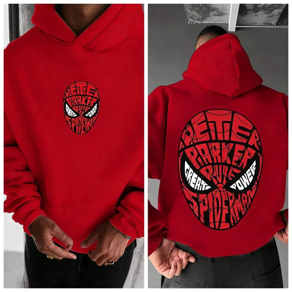 Marvel Spider Man Cotton Hoodie With Warm Pocket Design - ToylandEU