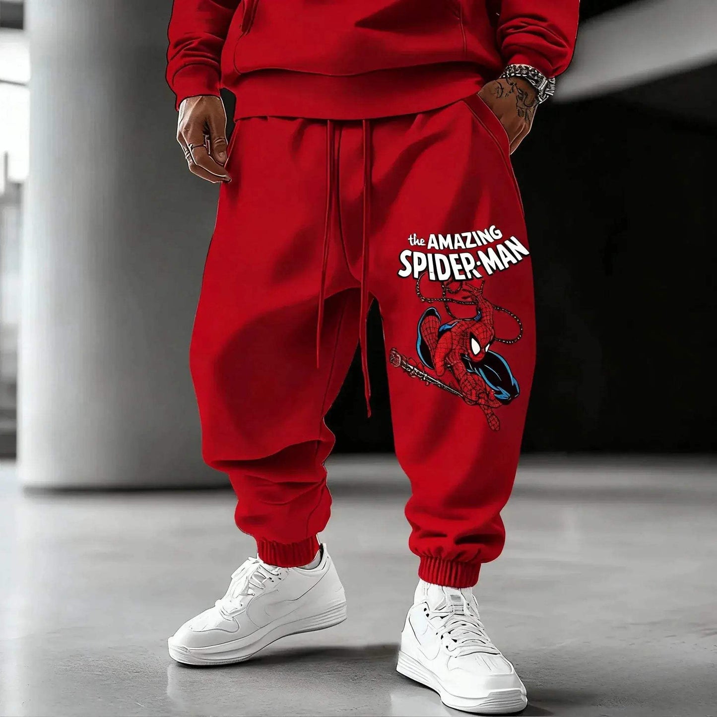Marvel Spider Man Cotton Hoodie With Warm Pocket Design - ToylandEU
