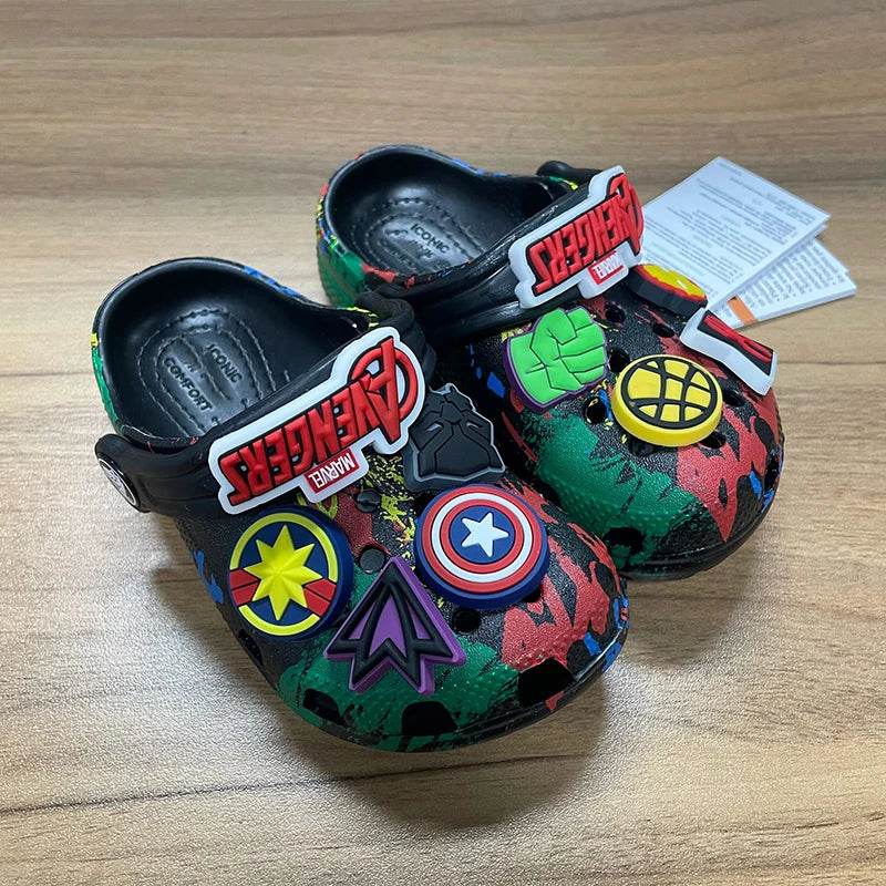 Marvel The Avengers Children Hole Sandals Slippers Summer Shoes - ToylandEU