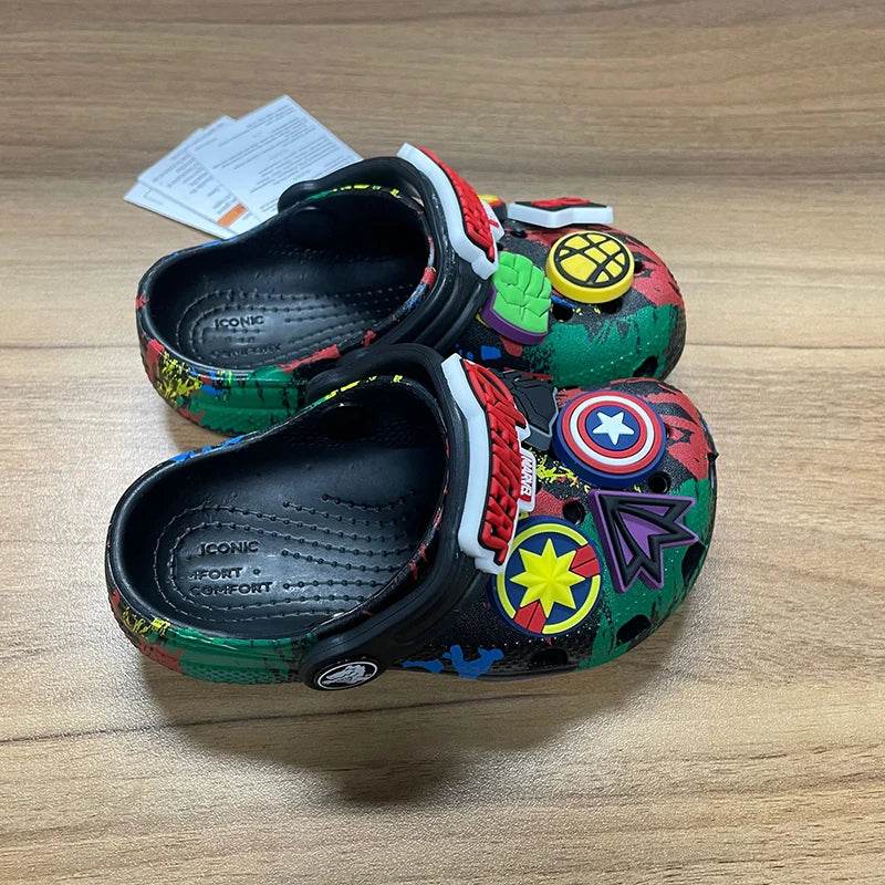 Marvel The Avengers Children Hole Sandals Slippers Summer Shoes - ToylandEU