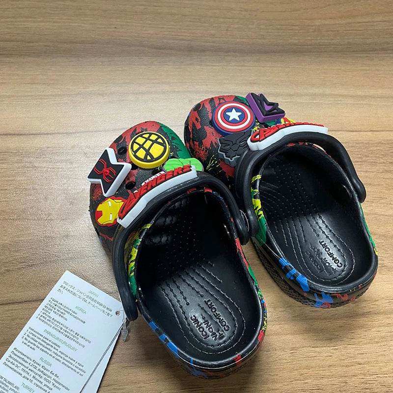 Marvel The Avengers Children Hole Sandals Slippers Summer Shoes - ToylandEU
