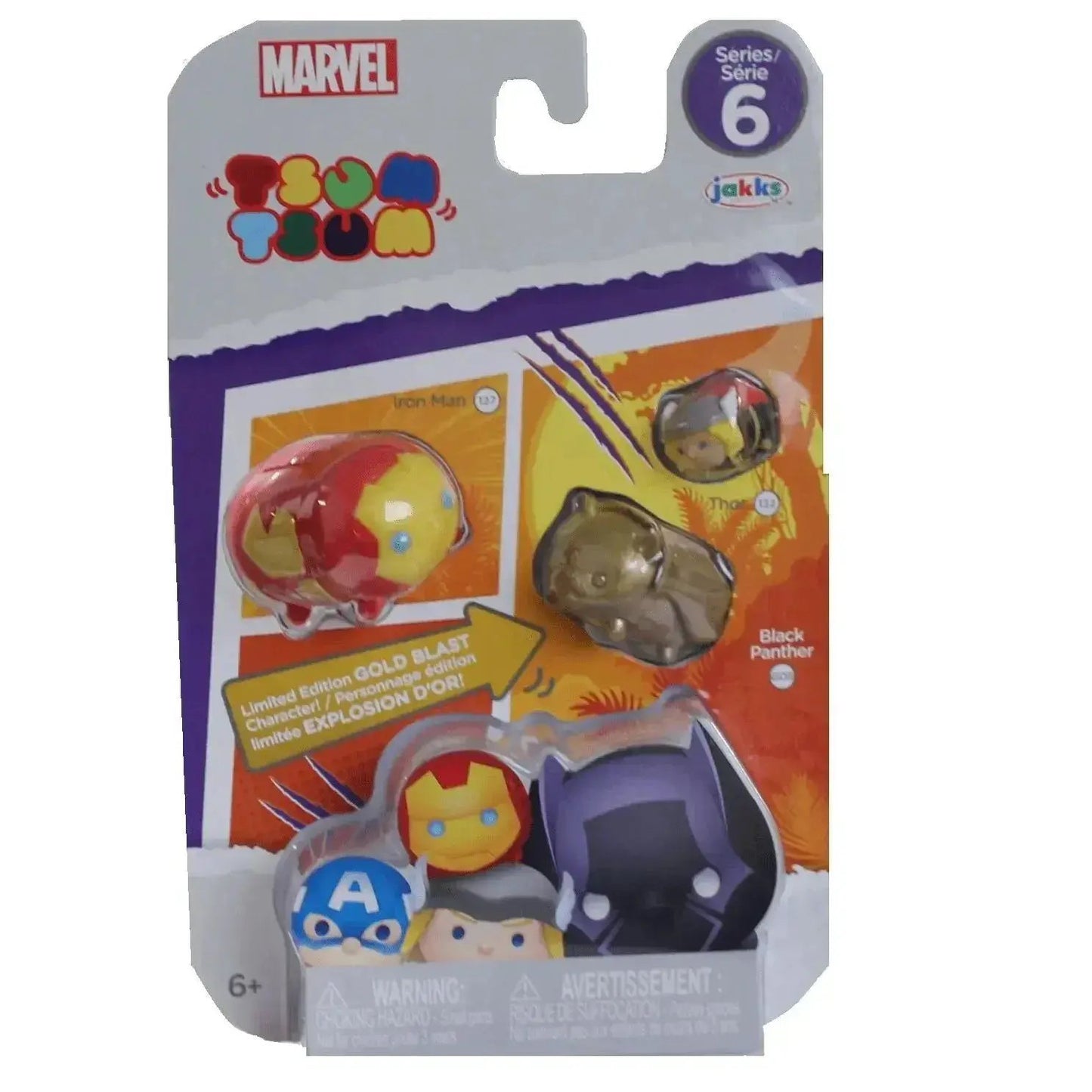 Marvel Tsum Tsum 3-Pack Mini-Figures Series 6: Select Figure(s) - ToylandEU