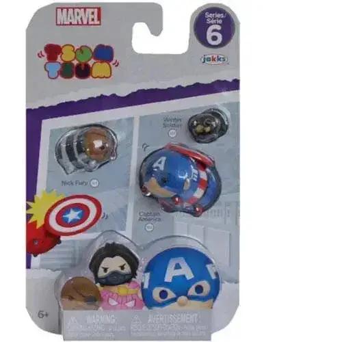 Marvel Tsum Tsum 3-Pack Mini-Figures Series 6: Select Figure(s) - ToylandEU