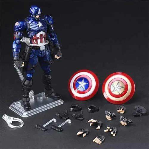 Captain America Bring Arts Action Figure Metallic Finish - ToylandEU