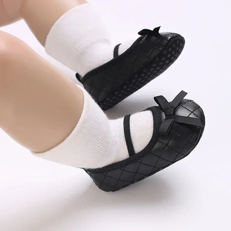 Mary Jane Baby Shoes First Walkers Non Slip Soft Sole - ToylandEU