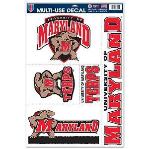 Maryland Terrapins Decal 11x17 Multi Use Special Order - ToylandEU