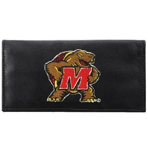  Maryland Terrapins Embroidered Leather Checkbook Cover -  ToylandEU™