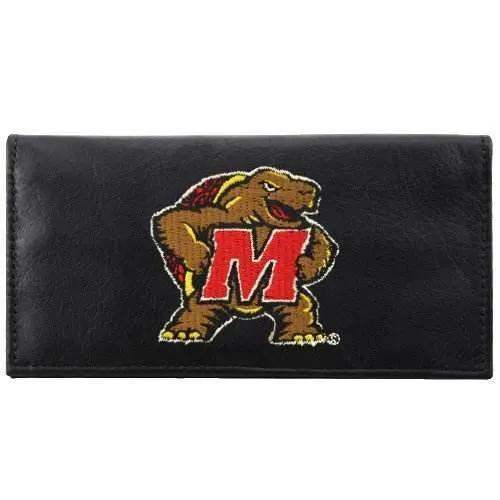  Maryland Terrapins Embroidered Leather Checkbook Cover -  ToylandEU™