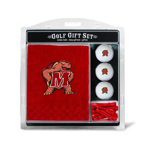 Maryland Terrapins Golf Gift Set With Embroidered Towel - ToylandEU