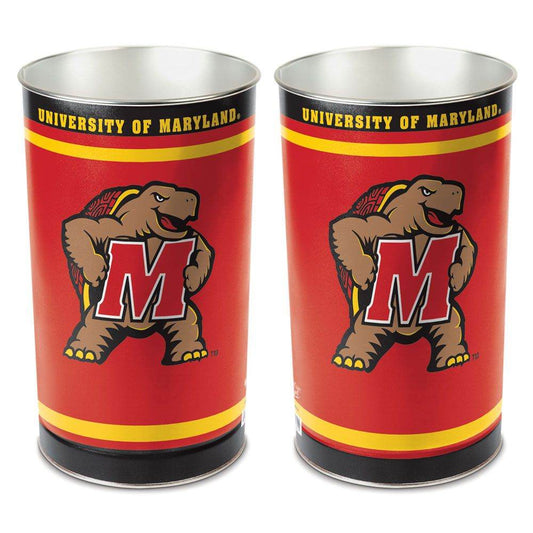 Maryland Terrapins Wastebasket 15 Inch Metal Office Decor - ToylandEU