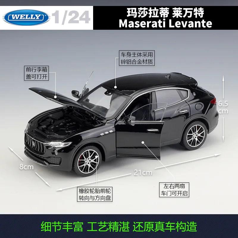  Maserati Levante 1:24 Diecast | Alloy | Toylandeu™ 