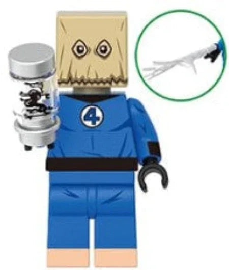 Masked Web Hero Custom Minifig – Paper Bag Suit Edition - ToylandEU
