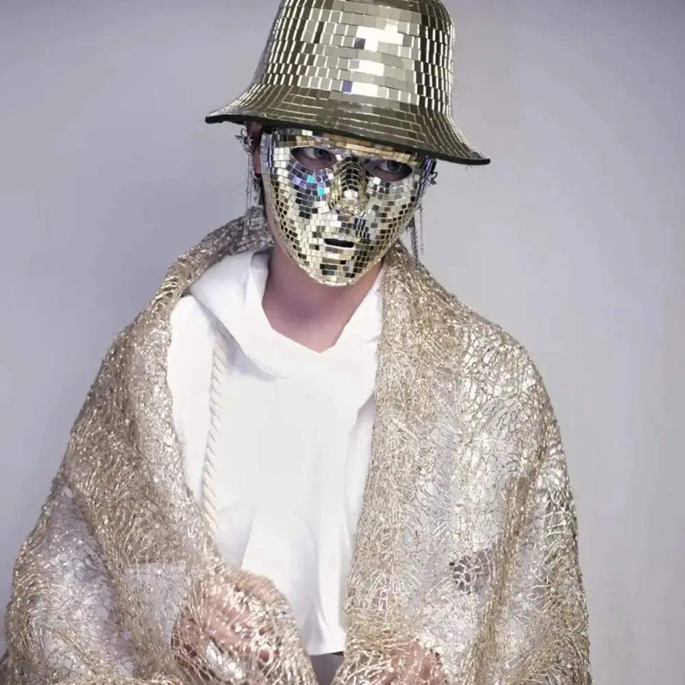  Masquerade Mask Glitter Mirror Full Face Accessory -  ToylandEU™