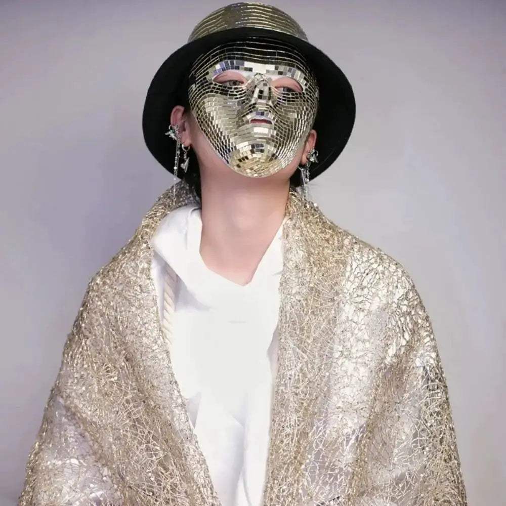  Masquerade Mask Glitter Mirror Full Face Accessory -  ToylandEU™