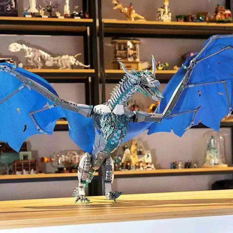 Massive 1889 Piece MOC Dragon Building Blocks Set LEGO Compatible - ToylandEU