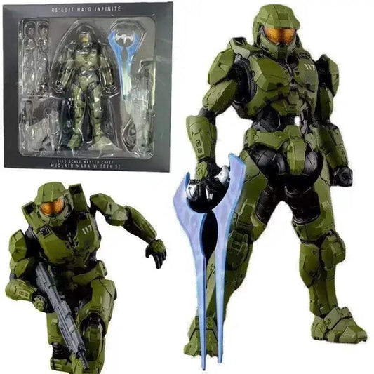  Master Chief 18cm Articulated Action Figure Collectible -  ToylandEU™