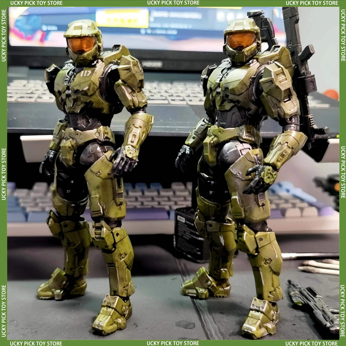 Master Chief Action Figure | PVC Articulated | Toylandeu™