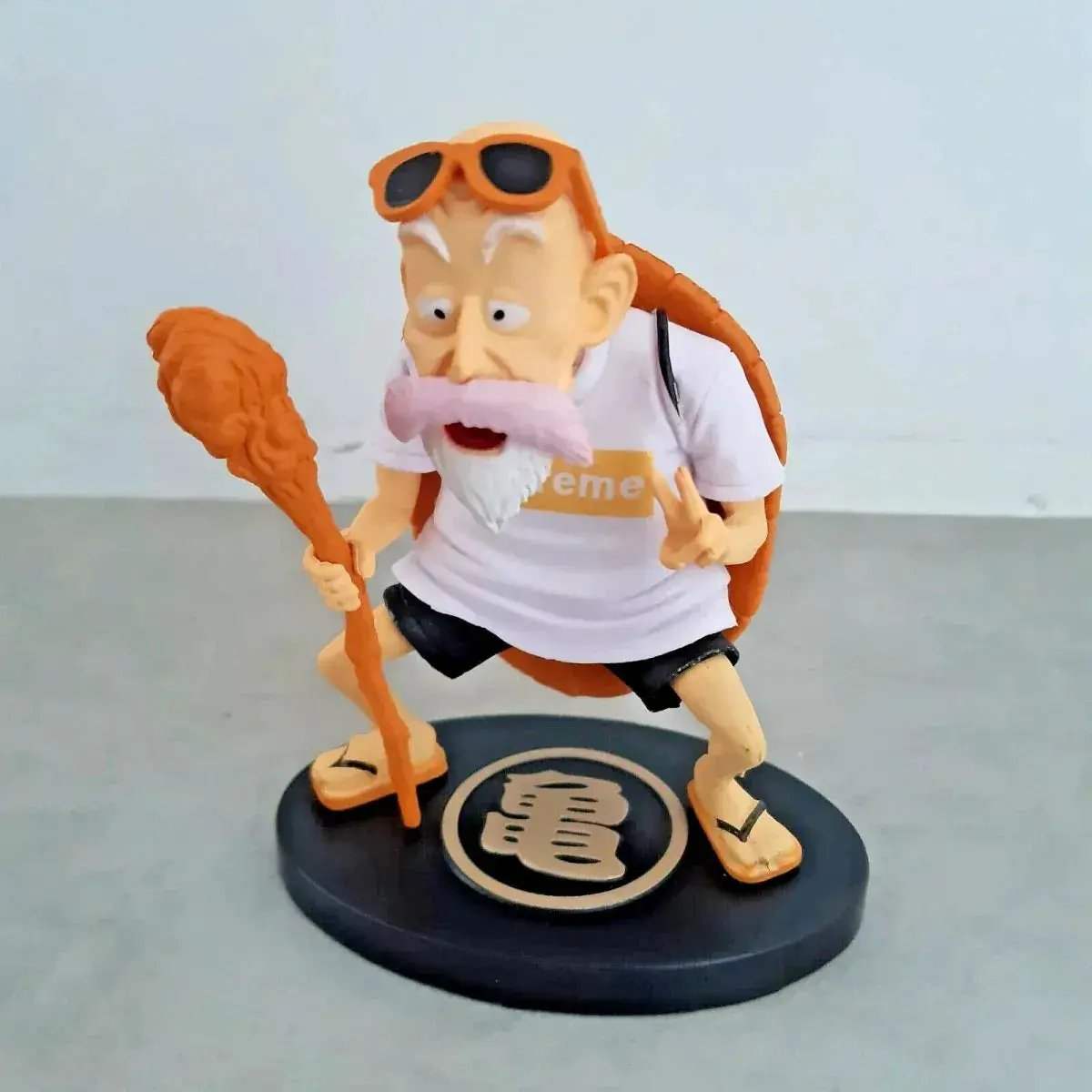 Master Roshi Dragon Ball Z Anime Figure, Turtle Hermit Kamehameha Sensei Dragon Ball Z Figurines 10 cm / 4 in - ToylandEU