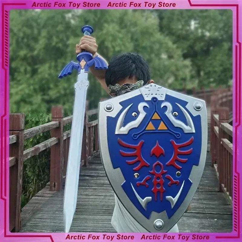 Master Sword Cosplay Prop 80cm With Hylian Shield Included - ToylandEU