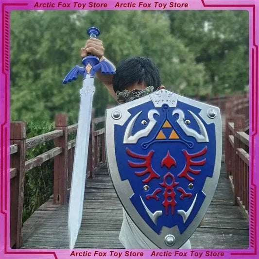 Master Sword Cosplay Prop 80cm With Hylian Shield Included - ToylandEU