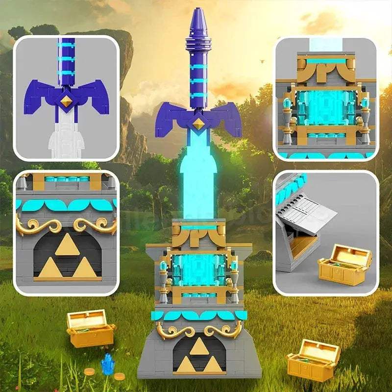 Master Sword Luminous Lego Compatible Building Kit - ToylandEU