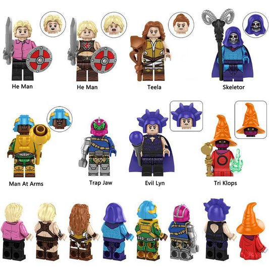 Masters of the Universe Minifigures | Set of 8 | Toylandeu™