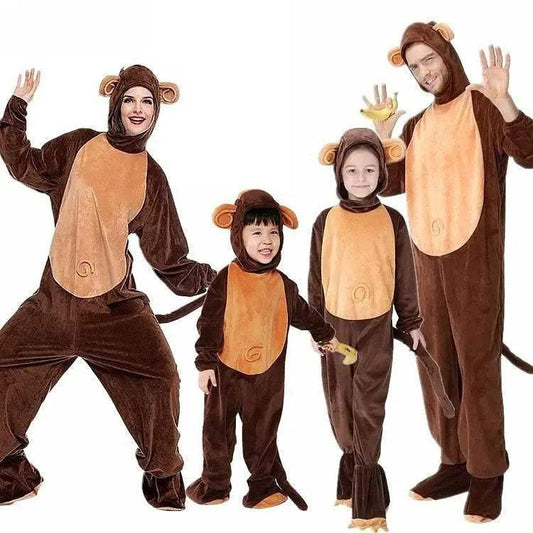 Matching Parent-Child Monkey Halloween Costume - Fun & Cozy Outfits! - ToylandEU