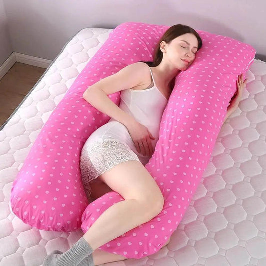  Maternity Pillowcase Pure Cotton Printing Cushion Cover U-Typ for Pregnant Women -  ToylandEU™