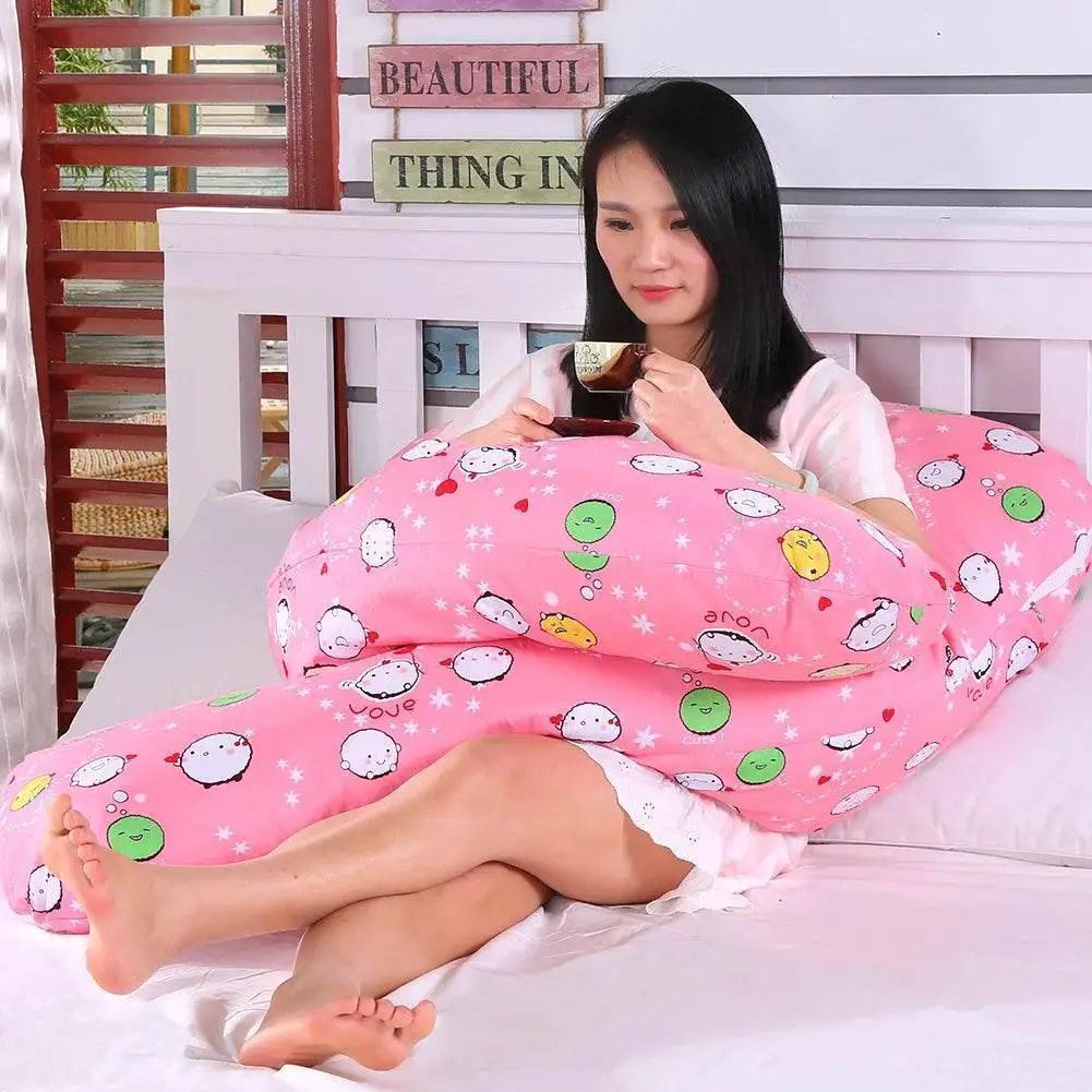  Maternity Pillowcase Pure Cotton Printing Cushion Cover U-Typ for Pregnant Women -  ToylandEU™