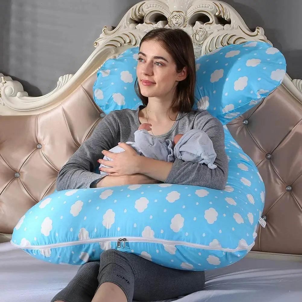  Maternity Pillowcase Pure Cotton Printing Cushion Cover U-Typ for Pregnant Women -  ToylandEU™