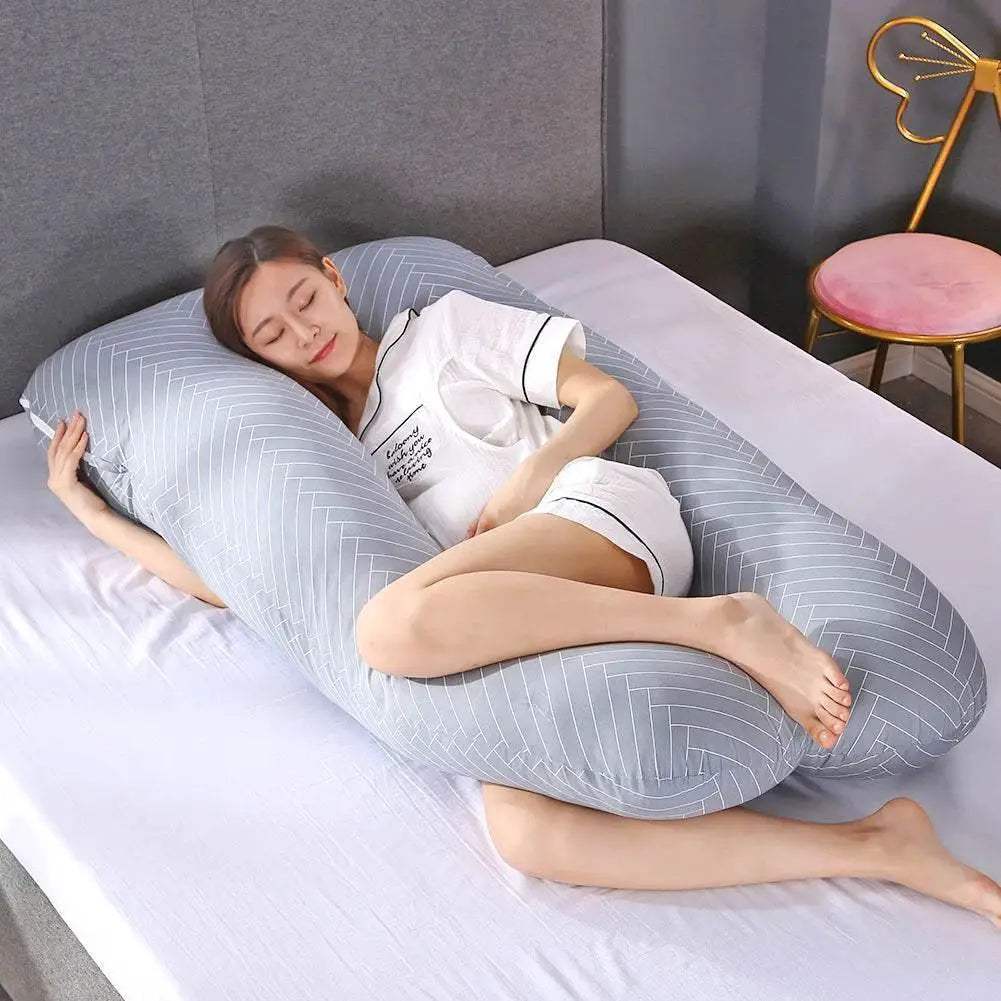 Maternity Pillowcase Pure Cotton Printing Cushion Cover U-Typ for Pregnant Women - ToylandEU