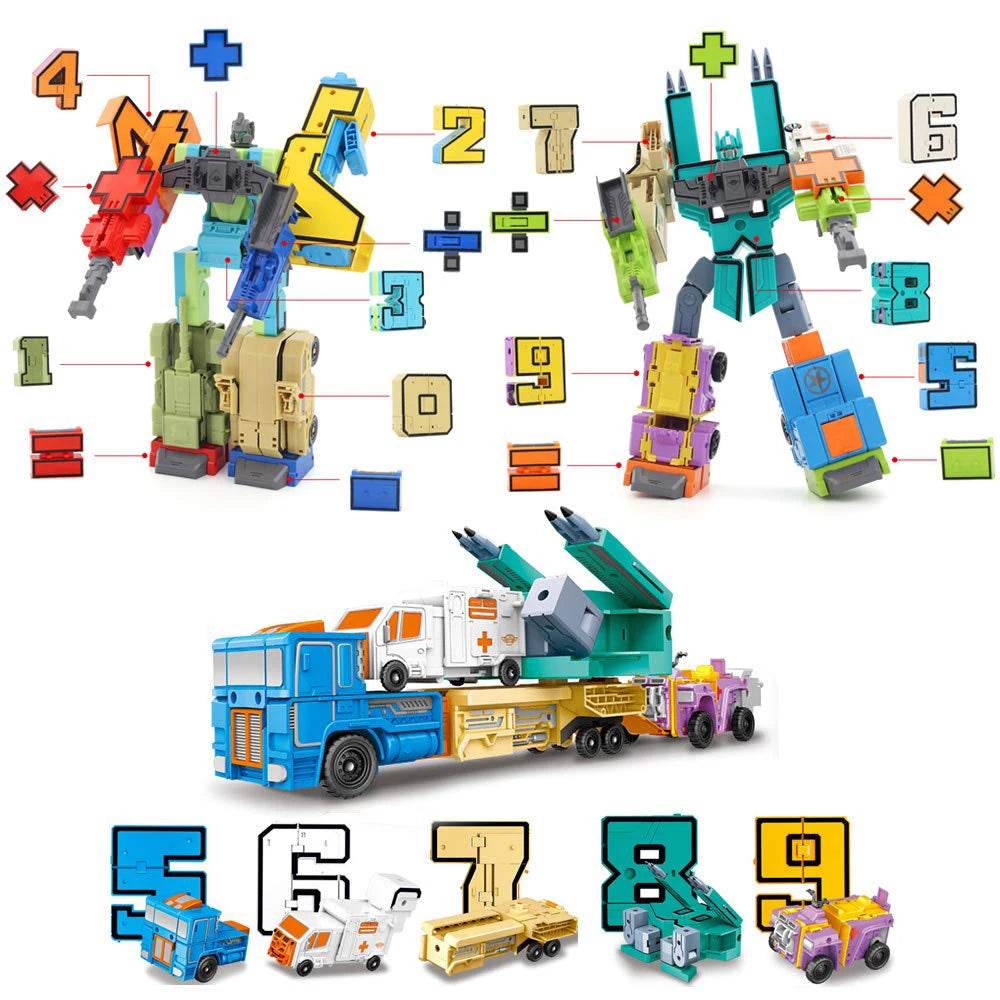 Math Adventure Robot: Assemble & Play with Educational Number Toys - ToylandEU
